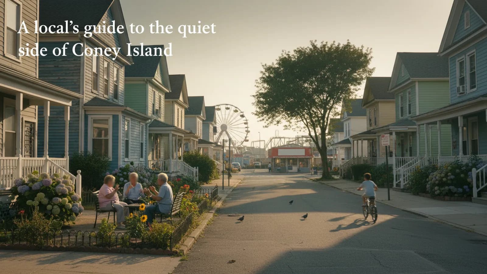 Editorial view of Coney Island illustrating A local's guide to the quiet side of Coney Island