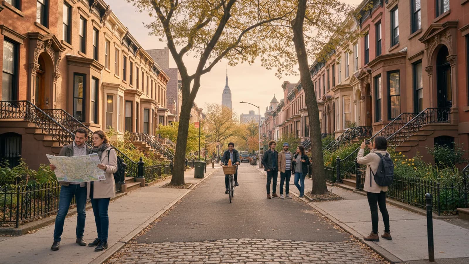Editorial view of Bed-Stuy illustrating A self-guided brownstone walk through Bed-Stuy