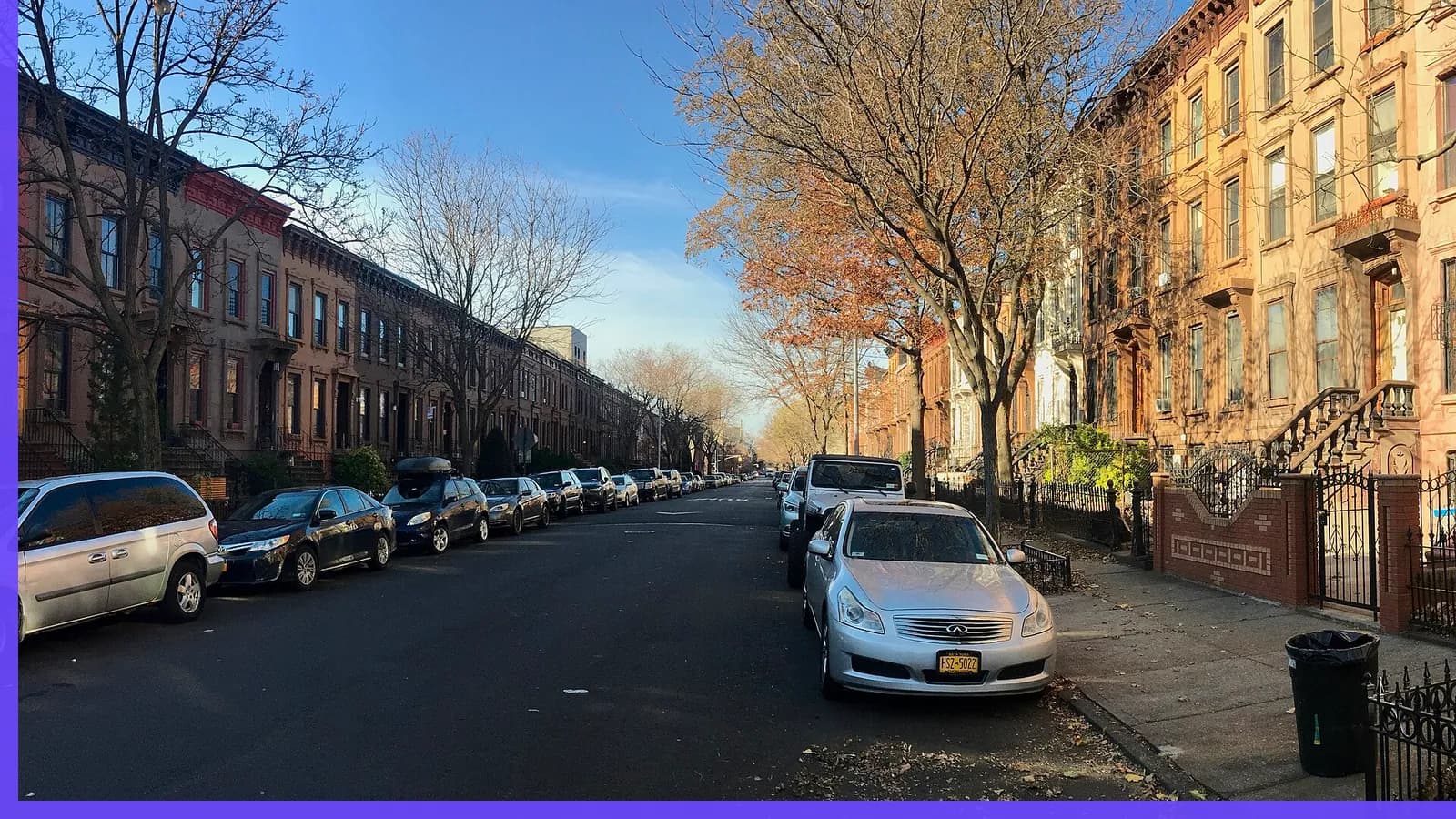 A Brooklyn neighborhood streetscape illustrating community stories in Bed-Stuy