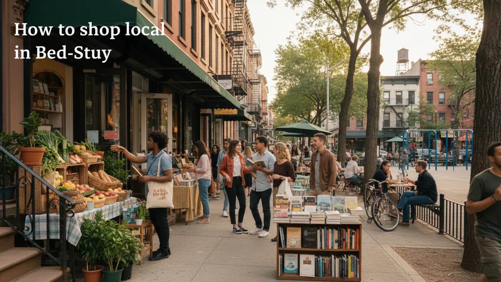 Editorial view of Bed-Stuy illustrating How to shop local in Bed-Stuy