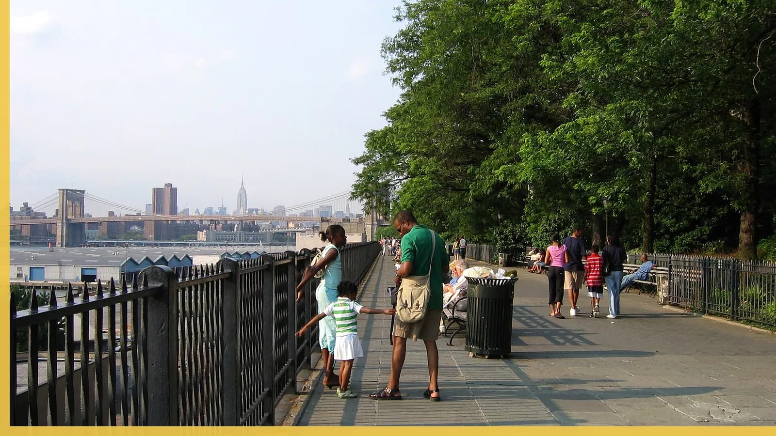 A Brooklyn neighborhood streetscape illustrating history in Brooklyn Heights