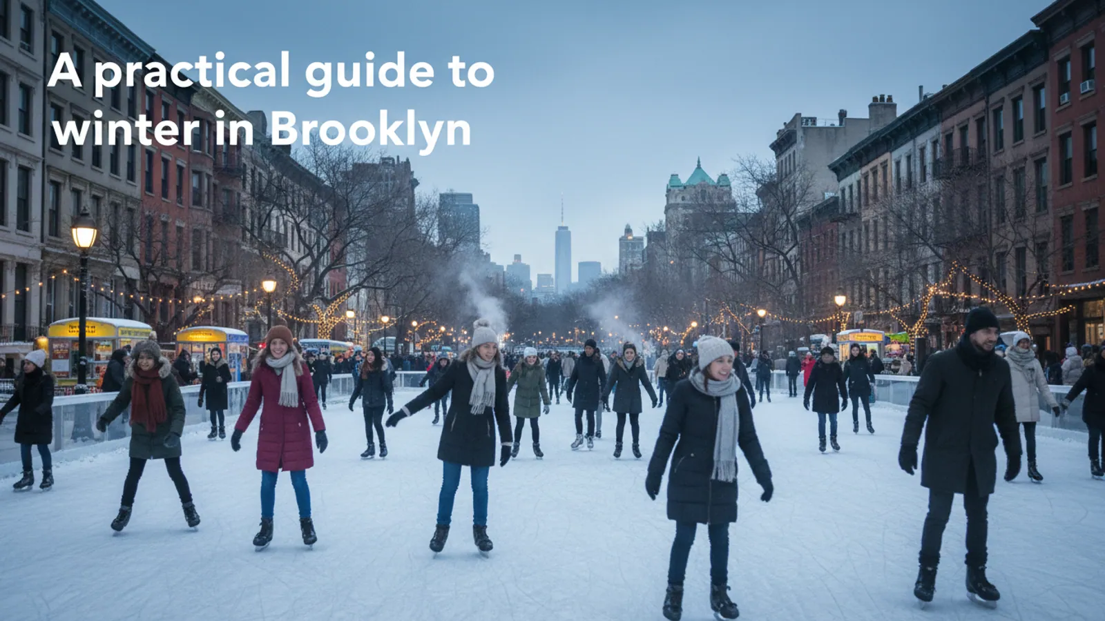 Editorial view of Brooklyn illustrating A practical guide to winter in Brooklyn