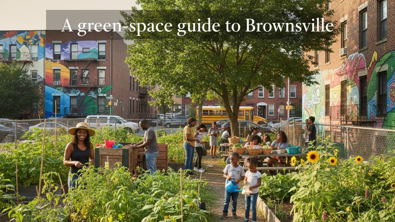 Editorial view of Brownsville illustrating A green-space guide to Brownsville