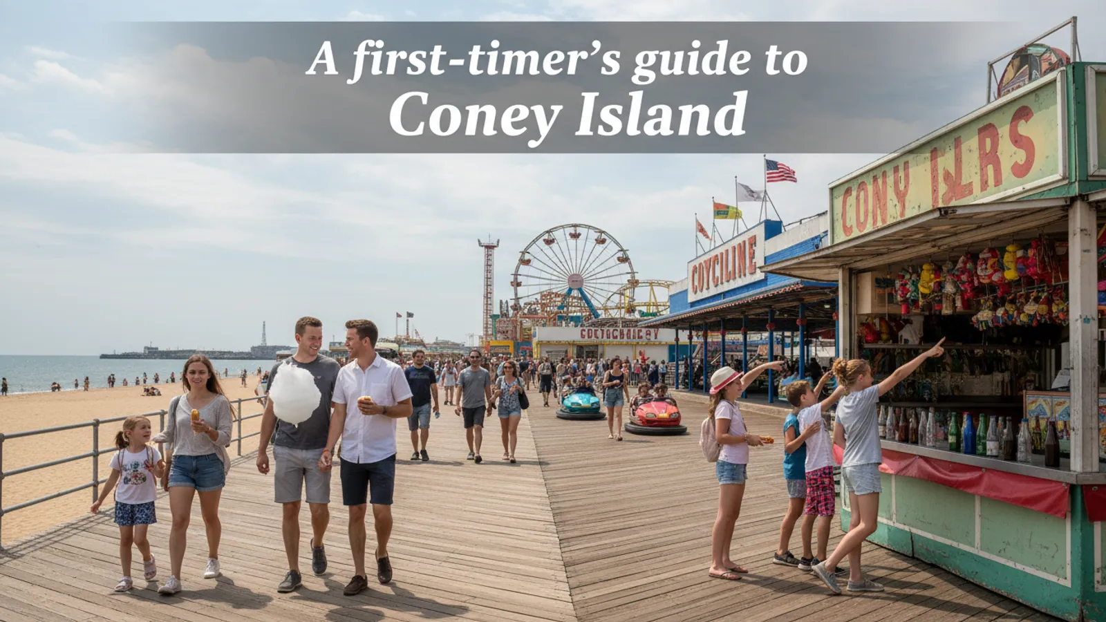 Editorial view of Coney Island illustrating A first-timer’s guide to Coney Island