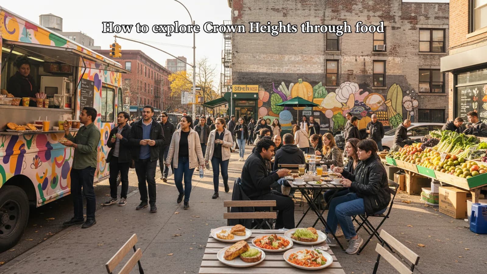 Editorial view of Crown Heights illustrating How to explore Crown Heights through food