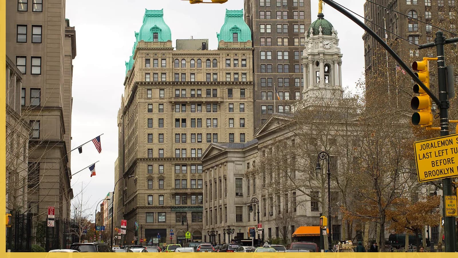 A Brooklyn neighborhood streetscape illustrating government in Downtown Brooklyn