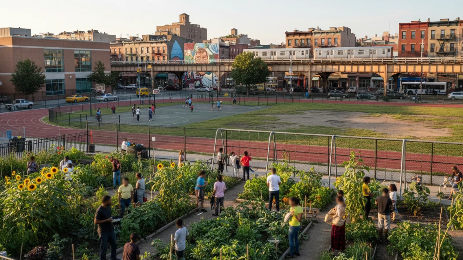 Editorial view of East New York illustrating A practical guide to East New York’s public spaces