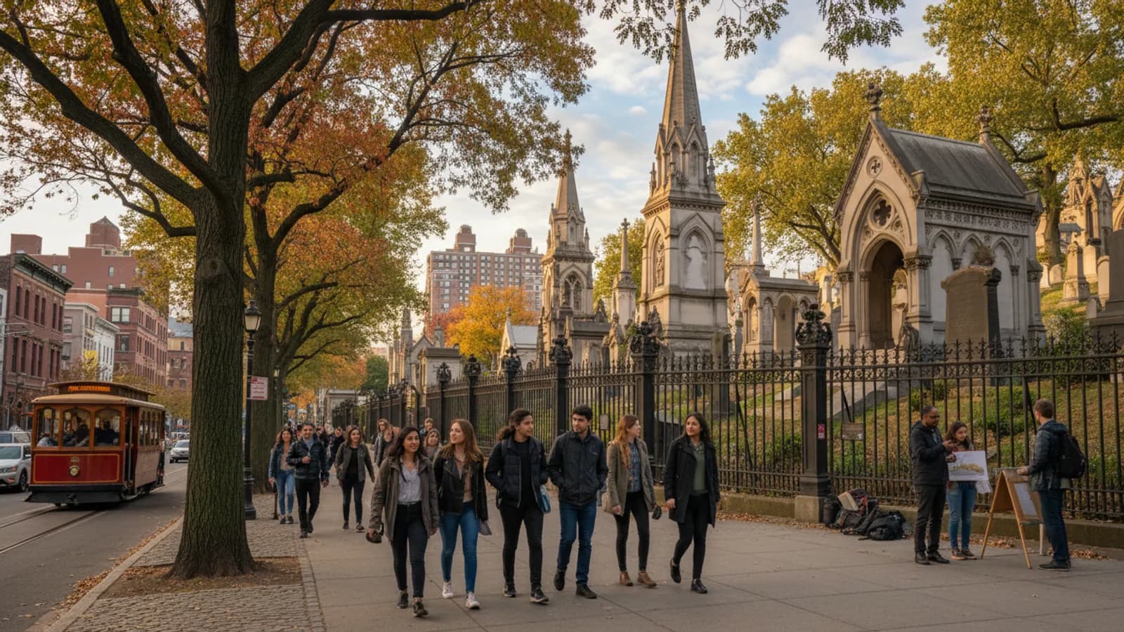 Editorial view of Greenwood Heights illustrating A respectful visitor’s guide to Green-Wood Cemetery