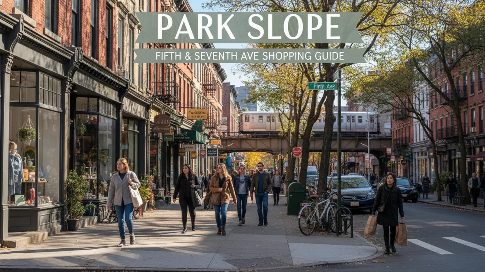 Editorial view of Park Slope illustrating How to shop Fifth and Seventh avenues in Park Slope