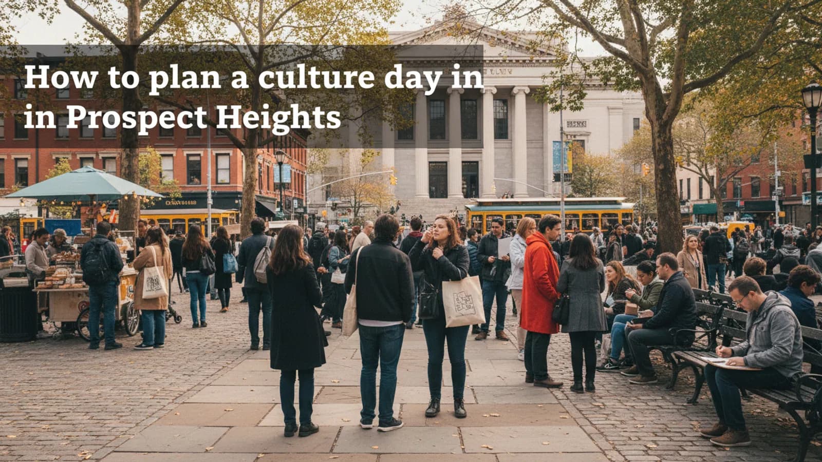 Editorial view of Prospect Heights illustrating How to plan a culture day in Prospect Heights