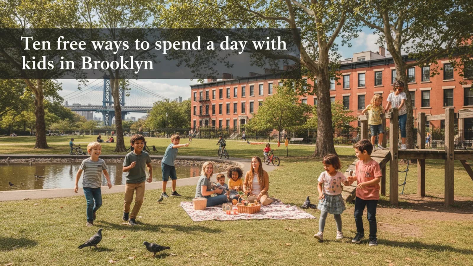 Editorial view of Brooklyn illustrating Ten free ways to spend a day with kids in Brooklyn