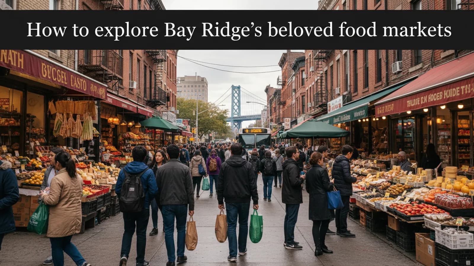 Editorial view of Bay Ridge illustrating How to explore Bay Ridge’s beloved food markets
