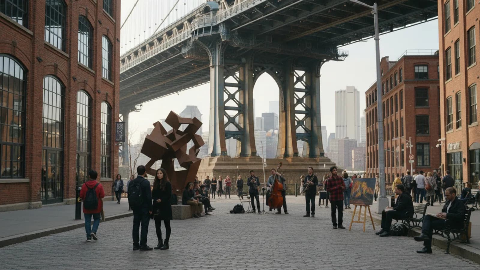 Editorial view of Dumbo illustrating How to spend an art afternoon in DUMBO