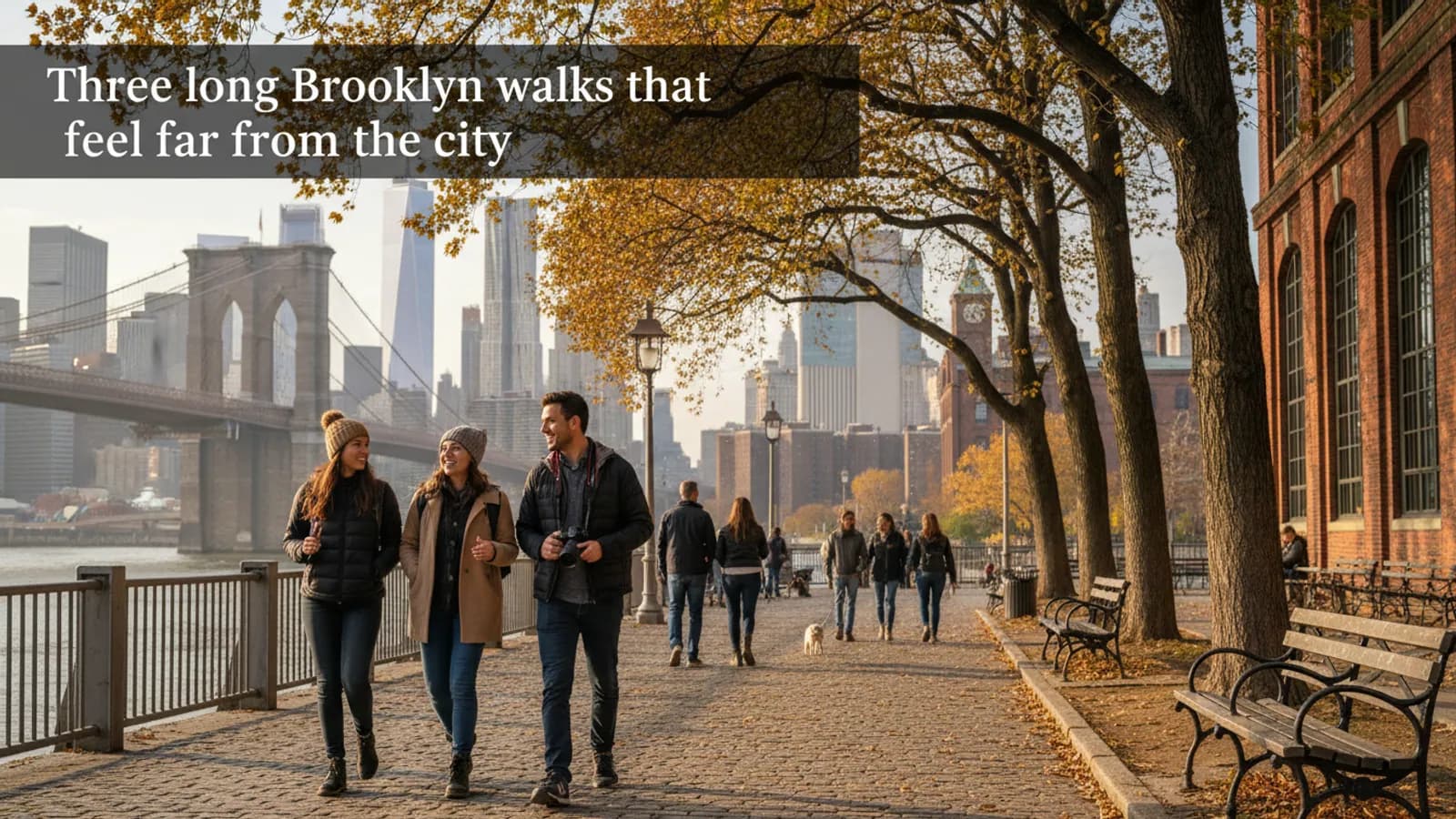 Editorial view of Brooklyn illustrating Three long Brooklyn walks that feel far from the city