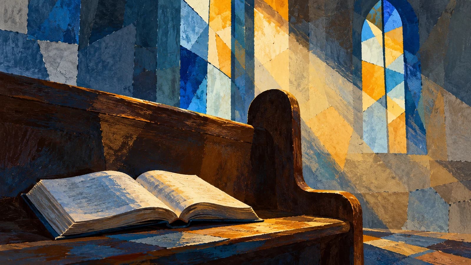 Conceptual editorial illustration for Grace Church Brooklyn Heights; not a photograph or documentary depiction of the establishment.