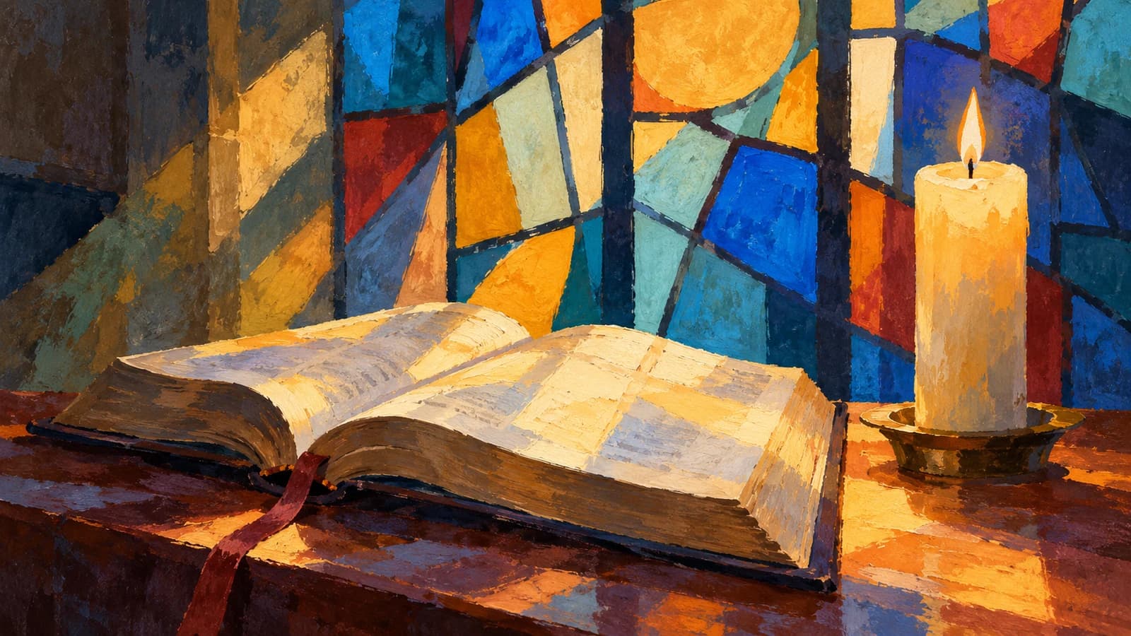 Conceptual editorial illustration for St. Ephrem; original artwork, not a photograph of the venue.