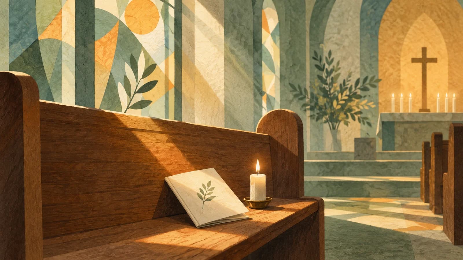 Conceptual editorial illustration of church planning in Brooklyn; not a documentary depiction of St. Paul’s Episcopal Church on Carroll Street.