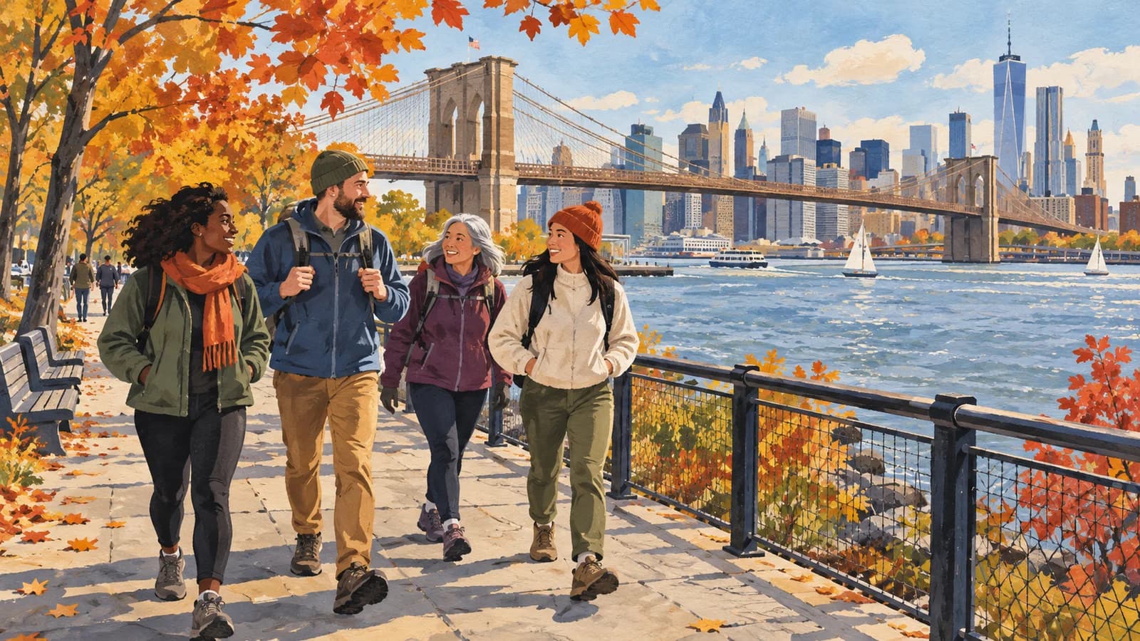 Conceptual editorial illustration for Shorewalkers; not a photograph or documentary depiction of the venue, service or event.